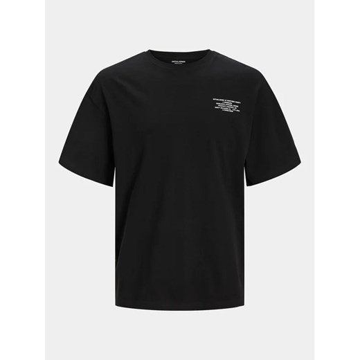 Jack & Jones t-shirt męski czarny z krótkim rękawem