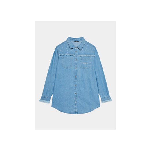 Guess Koszula jeansowa J3BH01 D5A40 Niebieski Regular Fit ze sklepu MODIVO w kategorii Koszule dziewczęce - zdjęcie 168761256