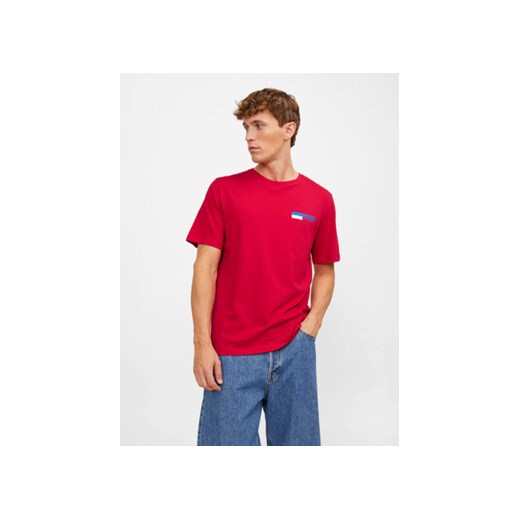 Jack&Jones T-Shirt Corp 12233999 Czerwony Standard Fit ze sklepu MODIVO w kategorii T-shirty męskie - zdjęcie 168761415