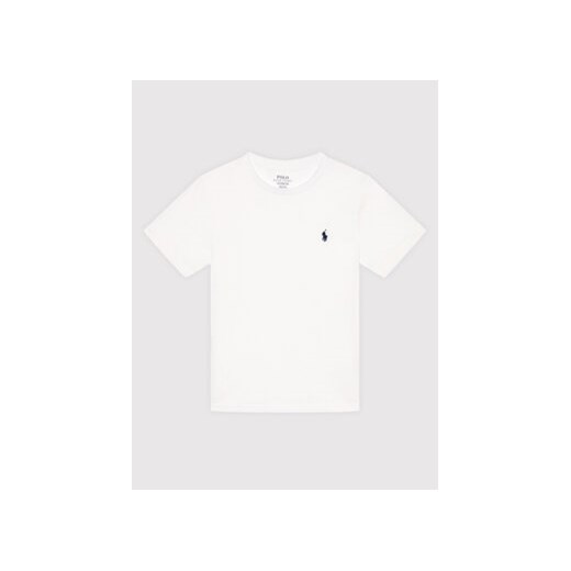 Polo Ralph Lauren T-Shirt Ss Cn 323832904035 Biały Regular Fit ze sklepu MODIVO w kategorii T-shirty chłopięce - zdjęcie 168761516