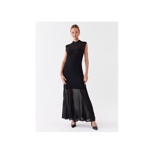 Calvin Klein Sukienka dzianinowa K20K205555 Czarny Regular Fit ze sklepu MODIVO w kategorii Sukienki - zdjęcie 168761617
