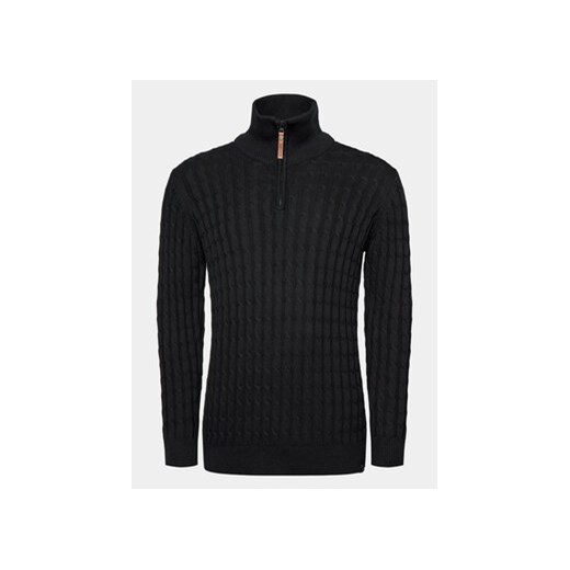 INDICODE Sweter Rufus 35-026 Czarny Regular Fit ze sklepu MODIVO w kategorii Swetry męskie - zdjęcie 168761715