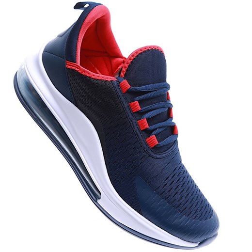 Granatowe wsuwane męskie buty sportowe /G5-1 15599 T732/ Pantofelek24 43 Pantofelek24.pl