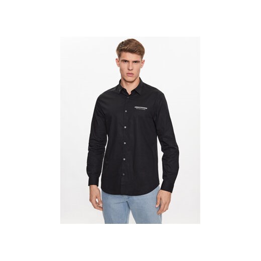 Armani Exchange Koszula 6RZC03 ZNXLZ 1200 Czarny Regular Fit ze sklepu MODIVO w kategorii Koszule męskie - zdjęcie 168769266