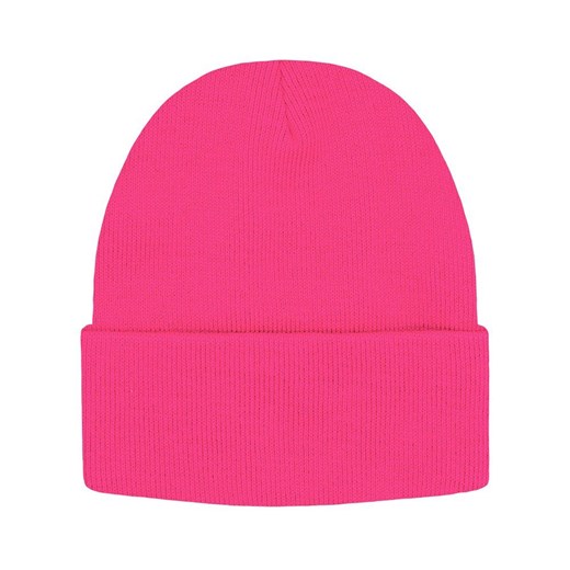 Jednokolorowa Czapka Zimowa Typu Beanie – Zimowa - Neonowy Róż CPAEMACSHSTRbeanie0036neonroz ze sklepu JegoSzafa.pl w kategorii Czapki zimowe męskie - zdjęcie 168769435