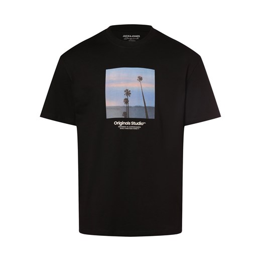 Jack & Jones Koszulka męska - JORVesterbro Mężczyźni Bawełna czarny nadruk ze sklepu vangraaf w kategorii T-shirty męskie - zdjęcie 168771325