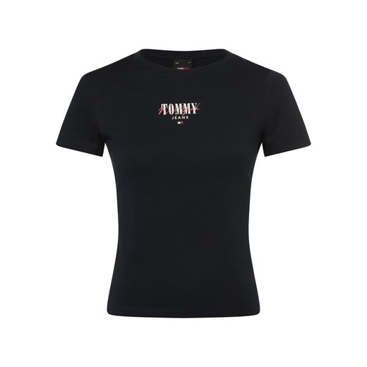 Tommy Jeans Koszulka damska Kobiety granatowy jednolity ze sklepu vangraaf w kategorii Bluzki damskie - zdjęcie 168772135