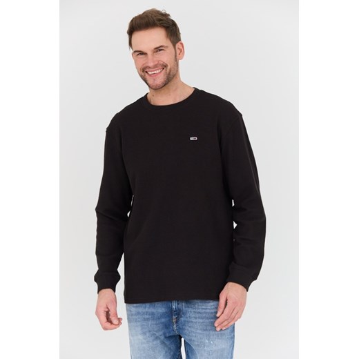 TOMMY JEANS Czarny sweter, Wybierz rozmiar XXL ze sklepu outfit.pl w kategorii Swetry męskie - zdjęcie 168772236
