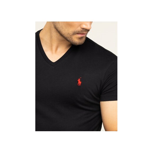 Polo Ralph Lauren T-Shirt Classics 710671453010 Czarny Custom Slim Fit Polo Ralph Lauren XS MODIVO