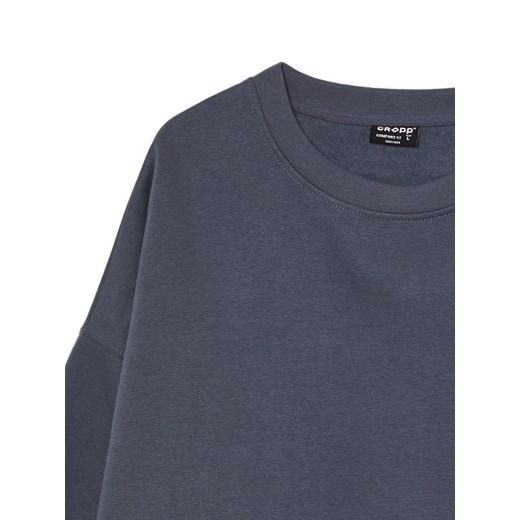Cropp - Szara bluza comfort - szary ze sklepu Cropp w kategorii Bluzy męskie - zdjęcie 168773609
