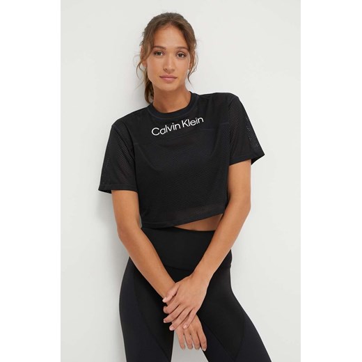 Calvin Klein Performance t-shirt treningowy kolor czarny XS ANSWEAR.com