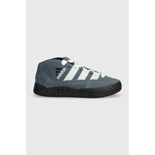 adidas Originals sneakersy zamszowe Adimatic Mid kolor niebieski IF8791 ze sklepu PRM w kategorii Buty sportowe męskie - zdjęcie 168779117