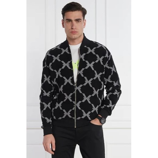 Czarna bluza męska Richmond X w nadruki