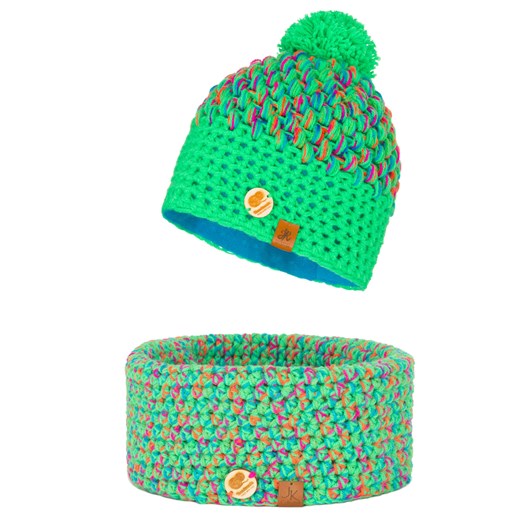 Zimowy komplet Damski handmade ze sklepu JK-Collection w kategorii Komplety czapka i szalik damskie - zdjęcie 168783459