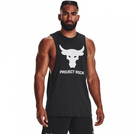 Męski top treningowy Under Armour Project Rock UA BRAHMA BULL TANK Under Armour S okazja Sportstylestory.com