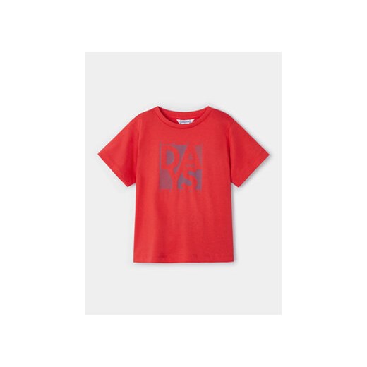 Mayoral T-Shirt 170 Czerwony Regular Fit ze sklepu MODIVO w kategorii T-shirty chłopięce - zdjęcie 168787795