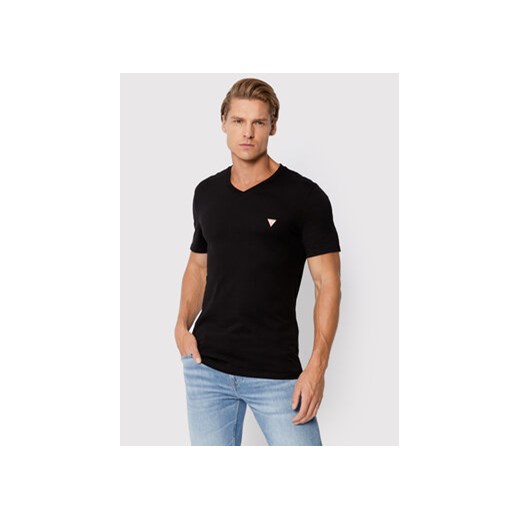 Guess T-Shirt M2YI37 I3Z11 Czarny Slim Fit ze sklepu MODIVO w kategorii T-shirty męskie - zdjęcie 168787858