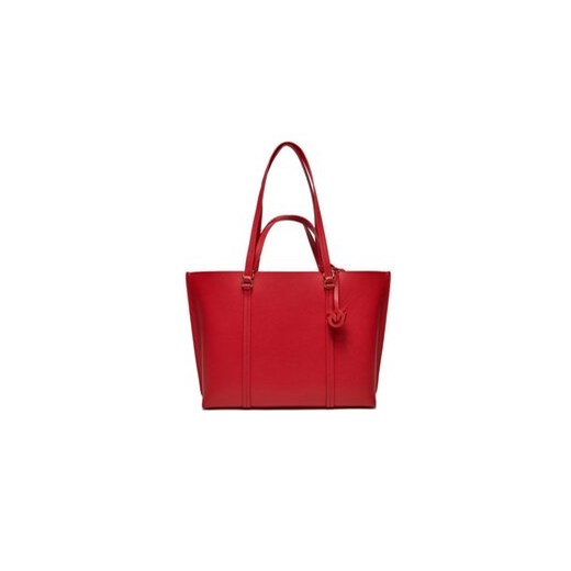 Pinko Torebka Carrie Shopper Big PE 24 PLTT 102832 A1LF Czerwony ze sklepu MODIVO w kategorii Torby Shopper bag - zdjęcie 168788015