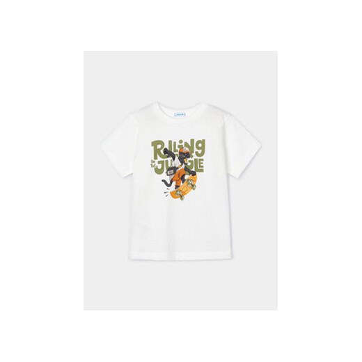 Mayoral T-Shirt 3008 Biały Regular Fit ze sklepu MODIVO w kategorii T-shirty chłopięce - zdjęcie 168788245
