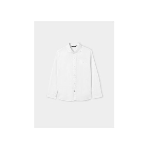 Mayoral Koszula 6124 Biały Regular Fit ze sklepu MODIVO w kategorii Koszule chłopięce - zdjęcie 168788326