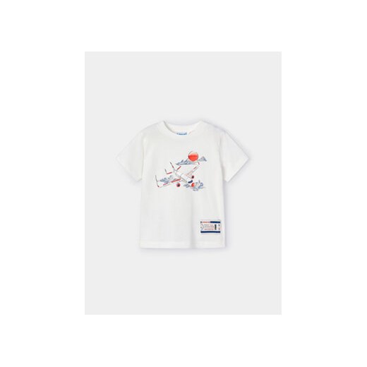 Mayoral T-Shirt 3020 Biały Regular Fit ze sklepu MODIVO w kategorii T-shirty chłopięce - zdjęcie 168788568