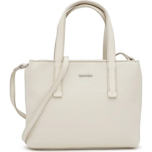 Shopper bag Calvin Klein elegancka na ramię ze skóry ekologicznej