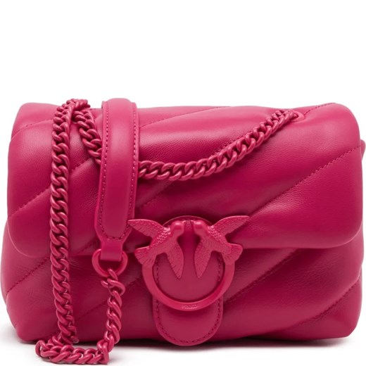 Pinko Skórzana torebka na ramię LOVE PUFF MINI CL Pinko Uniwersalny Gomez Fashion Store
