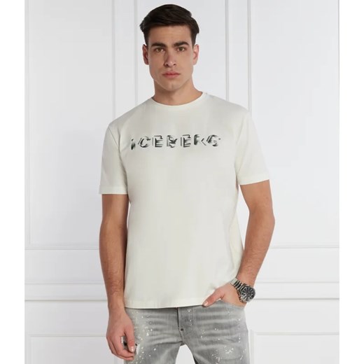 Iceberg T-shirt | Regular Fit ze sklepu Gomez Fashion Store w kategorii T-shirty męskie - zdjęcie 168793166