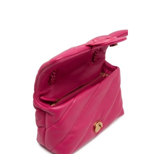 Pinko Skórzana torebka na ramię LOVE PUFF MINI CL Pinko Uniwersalny Gomez Fashion Store