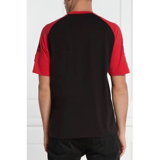 T-shirt męski Hugo Boss czarny z krótkim rękawem