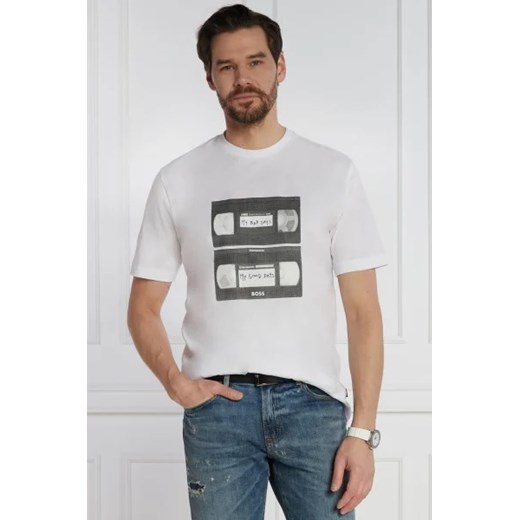 BOSS ORANGE T-shirt TeRetroLeo | Relaxed fit L Gomez Fashion Store okazyjna cena