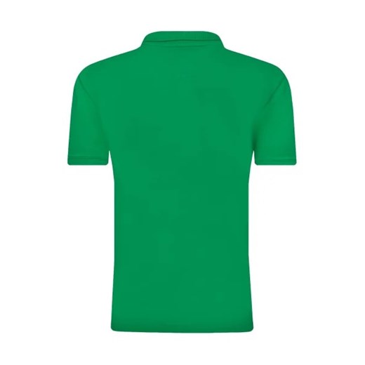 T-shirt chłopięce zielony Tommy Hilfiger z krótkim rękawem z bawełny 