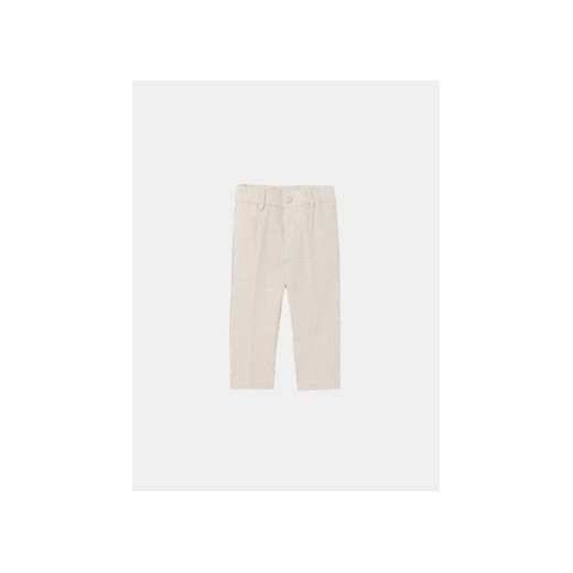 Mayoral Spodnie materiałowe 1547 Beżowy Slim Fit ze sklepu MODIVO w kategorii Spodnie chłopięce - zdjęcie 168794518