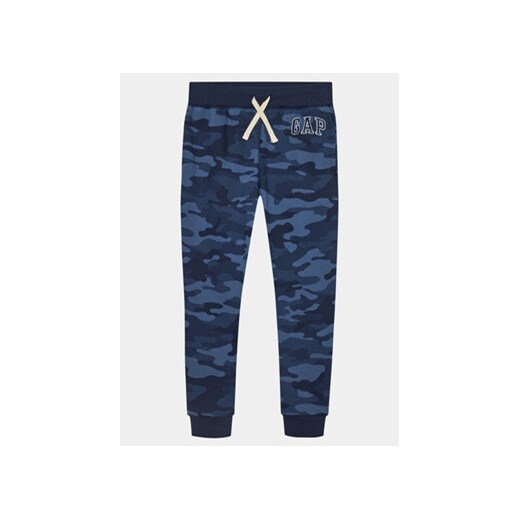 Gap Spodnie dresowe 550068-00 Niebieski Regular Fit ze sklepu MODIVO w kategorii Spodnie chłopięce - zdjęcie 168794557