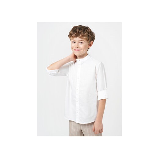 Mayoral Koszula 6121 Biały Regular Fit ze sklepu MODIVO w kategorii Koszule chłopięce - zdjęcie 168794558