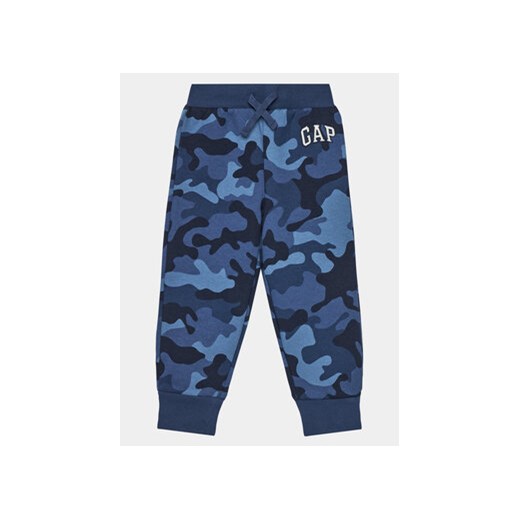 Gap Spodnie dresowe 633913-06 Niebieski Regular Fit ze sklepu MODIVO w kategorii Spodnie chłopięce - zdjęcie 168794609