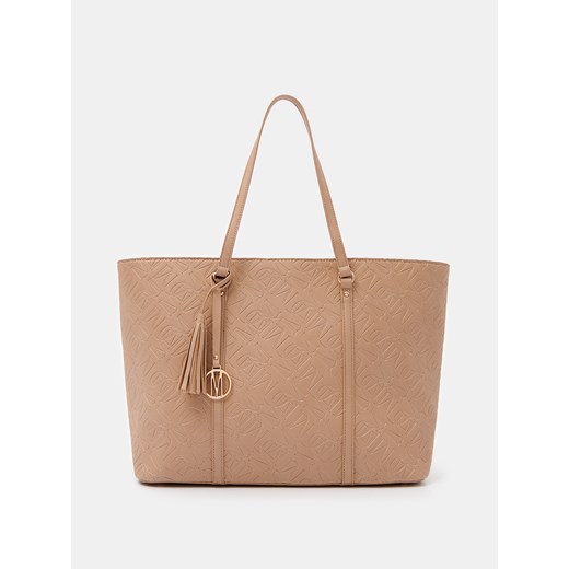 Mohito - Beżowa torebka shopper - Beżowy Mohito ONE SIZE promocja Mohito
