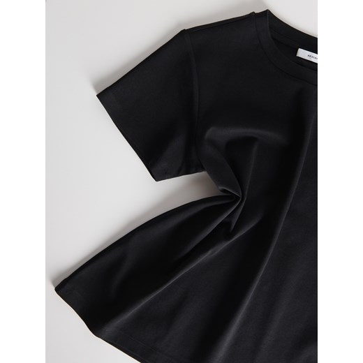 Reserved - Bawełniany t-shirt - czarny Reserved XL Reserved