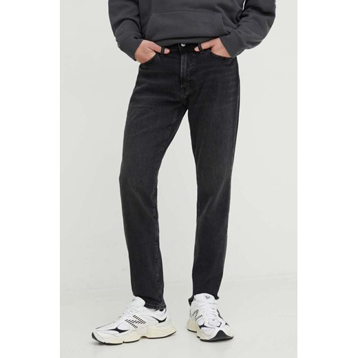 Abercrombie &amp; Fitch jeansy Athletic męskie kolor czarny ze sklepu ANSWEAR.com w kategorii Jeansy męskie - zdjęcie 168813219