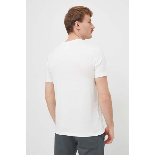 T-shirt męski biały Adidas z krótkim rękawem 