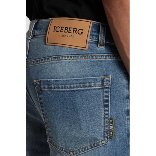 Jeansy męskie Iceberg z elastanu 