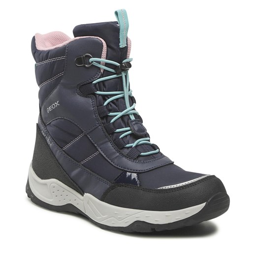 Śniegowce Geox J Sentiero G.B Abx A J26FVA 054FU CF44A D Navy/Aqua Geox 38 okazyjna cena eobuwie.pl