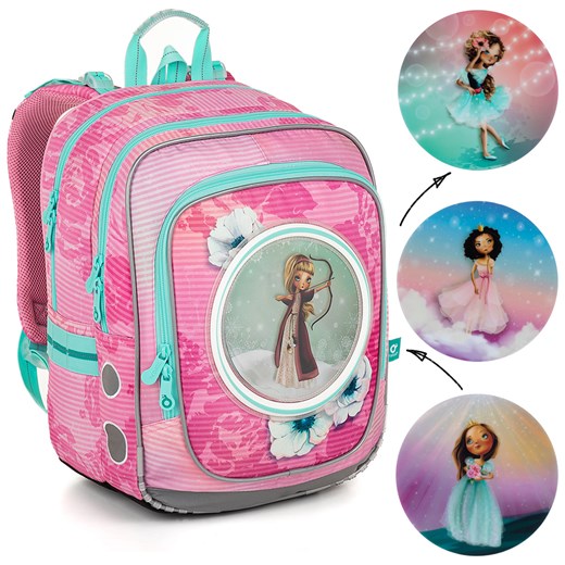 Lekki plecak z księżniczkami Topgal ENDY 23005 ze sklepu Topgal w kategorii Plecaki dla dzieci - zdjęcie 168821369