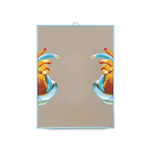 Seletti lustro ścienne Big Hands with Snakes 30 x 40 cm ze sklepu ANSWEAR.com w kategorii Lustra - zdjęcie 168821538