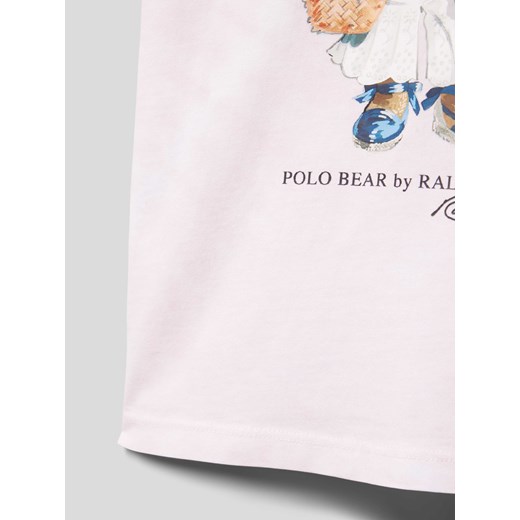 Bluzka dziewczęca Polo Ralph Lauren z krótkim rękawem bawełniana 