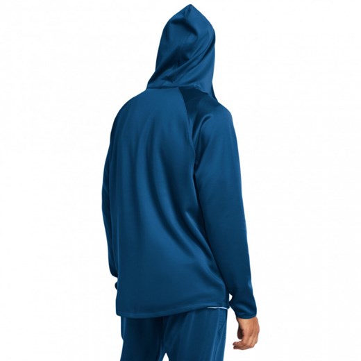 Męska bluza treningowa rozpinana z kapturem Under Armour Curry Playable Jacket - niebieska ze sklepu Sportstylestory.com w kategorii Bluzy męskie - zdjęcie 168823488