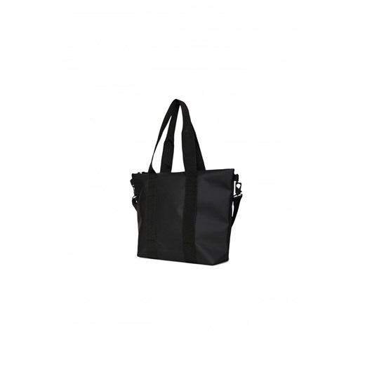 Torba na ramię uniseks Tote Bag Mini W3 - czarna Rains Sportstylestory.com