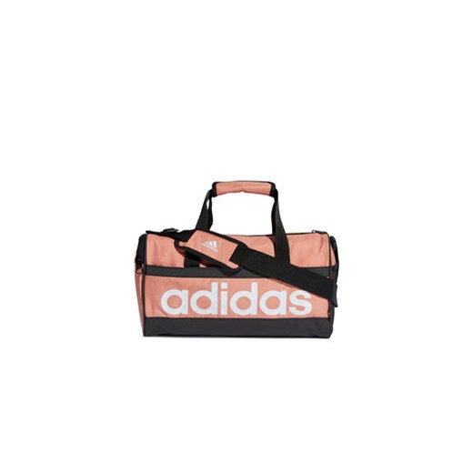 adidas Torba Essentials Linear Duffel Bag Extra Small IL5765 Koralowy ze sklepu MODIVO w kategorii Torby sportowe - zdjęcie 168825218
