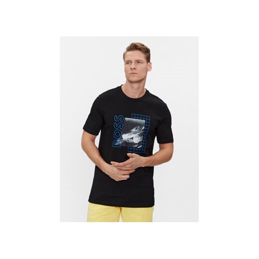 Boss T-Shirt Tiburt 412 50495689 Czarny Regular Fit ze sklepu MODIVO w kategorii T-shirty męskie - zdjęcie 168825388