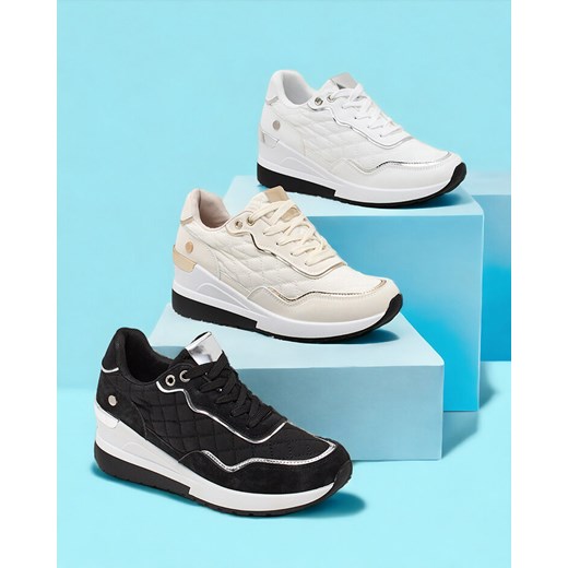Royalfashion Sportowe sneakersy damskie na koturnie Lololi Royalfashion.pl 41 okazyjna cena royalfashion.pl